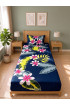 Hand Painted Rayon Bedsheet Set Single Size